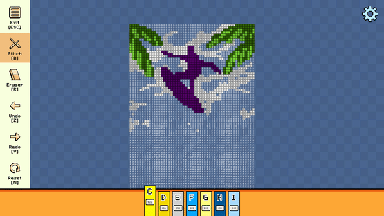 Pixel Cross Stitch: Color by Number - Summer Pack 2 Screenshot