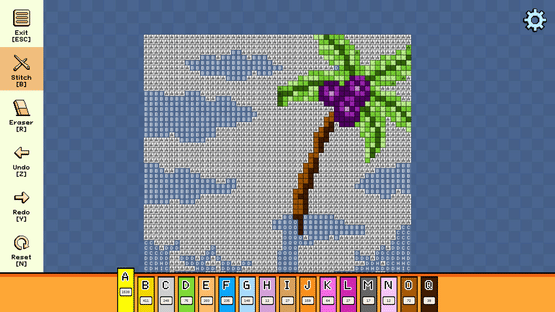 Pixel Cross Stitch: Color by Number - Summer Pack Screenshot