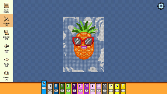 Pixel Cross Stitch: Color by Number - Summer Pack 2 Screenshot