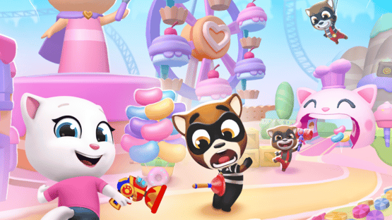 Talking Tom Blast Park Screenshot