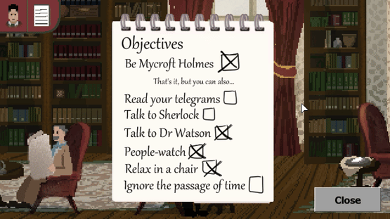 Mycroft Holmes Simulator Screenshot