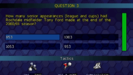 Championship Manager Quiz Screenshot