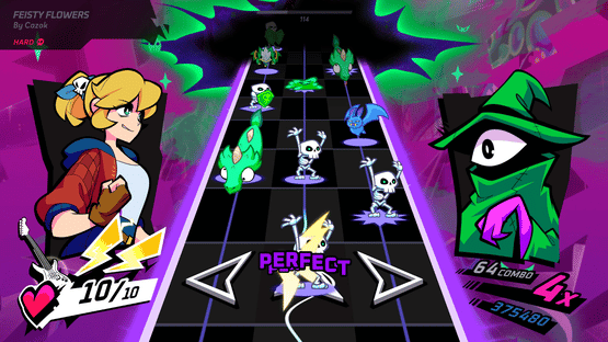 Rift of the NecroDancer: Everhood - "Feisty Flowers" Screenshot