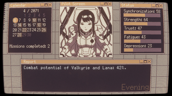 Valkyrie Iteration: Mecha Pilot Raising Pocket Simulator Screenshot
