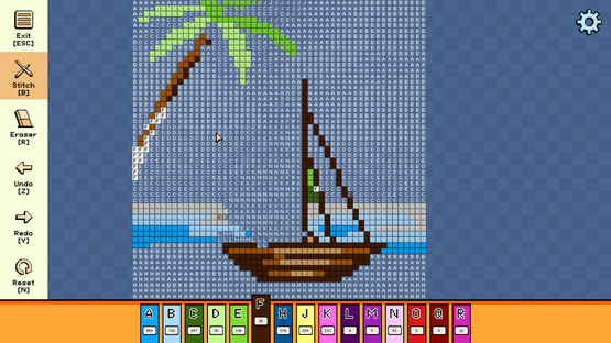 Pixel Cross Stitch: Color by Number - Summer Pack 3 Screenshot