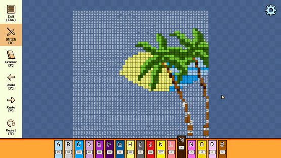 Pixel Cross Stitch: Color by Number - Summer Pack 3 Screenshot