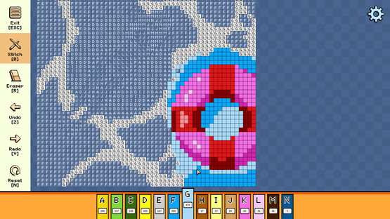 Pixel Cross Stitch: Color by Number - Summer Pack 3 Screenshot