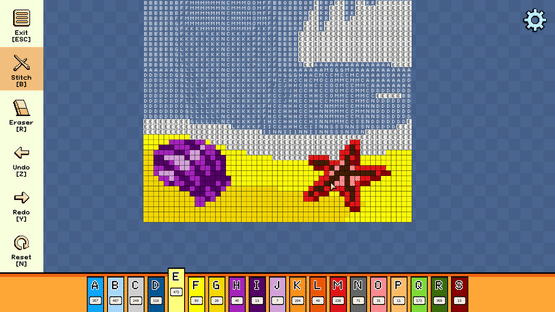 Pixel Cross Stitch: Color by Number - Summer Pack 3 Screenshot