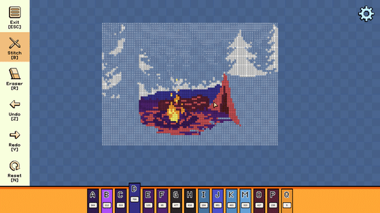 Pixel Cross Stitch: Color by Number - Vacations Pack Screenshot