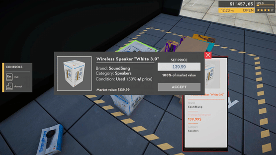 Returns Outlet Simulator Screenshot