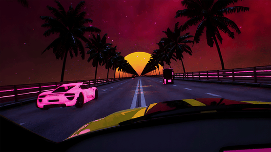 Synthwave Burnout VR Screenshot