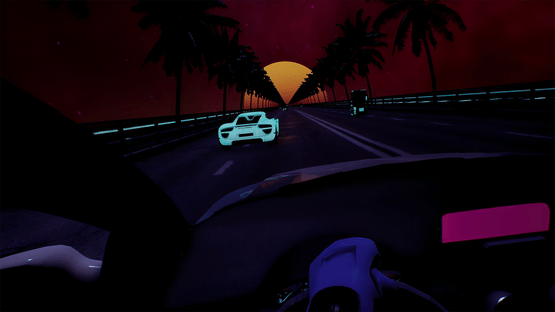 Synthwave Burnout VR Screenshot
