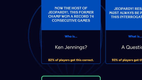 Jeopardy! Daily Screenshot