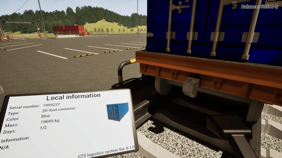 Container Terminal Simulator Screenshot