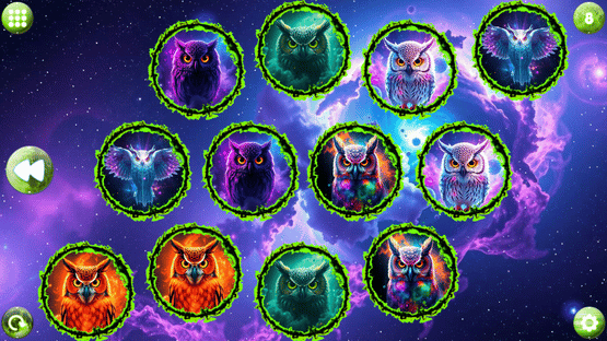 Space Memory: Owls Screenshot