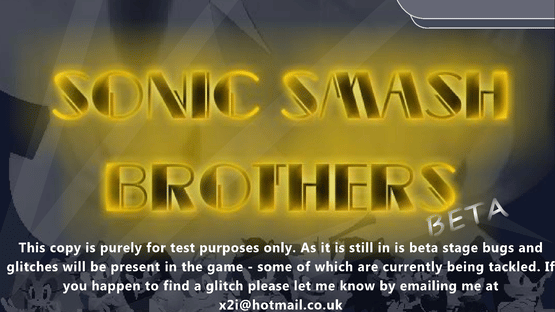Sonic Smash Brothers Screenshot