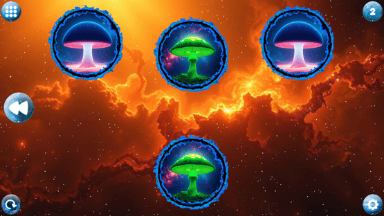 Space Memory: Mushrooms Screenshot
