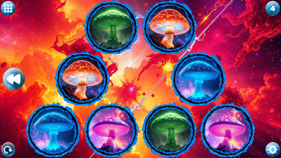 Space Memory: Mushrooms Screenshot