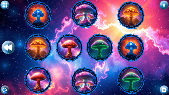 Space Memory: Mushrooms Screenshot