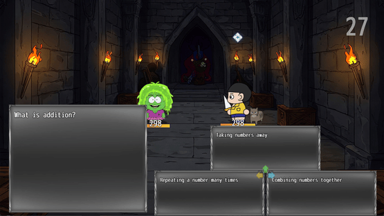 Quiz Kingdom: Elementary Math Kids RPG Screenshot