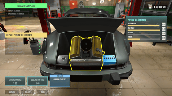 Car Tuning Garage Simulator Screenshot