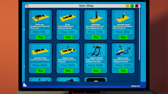Gym Simulator Screenshot