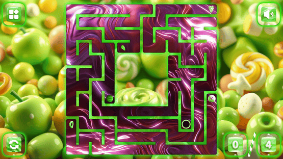 Sweetie Candy Maze: Green Apple Screenshot