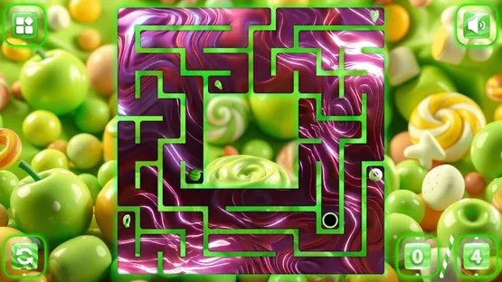 Sweetie Candy Maze: Green Apple screenshot 2