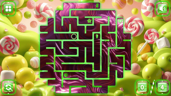 Sweetie Candy Maze: Green Apple Screenshot