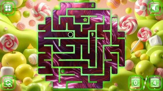 Sweetie Candy Maze: Green Apple screenshot 3