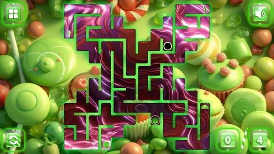 Sweetie Candy Maze: Green Apple screenshot 4