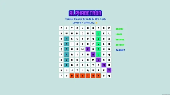 Alphabetron screenshot 1