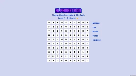 Alphabetron screenshot 2