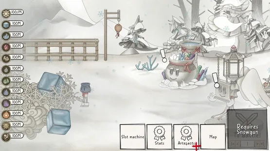 Paint the Snow: Idle screenshot 1