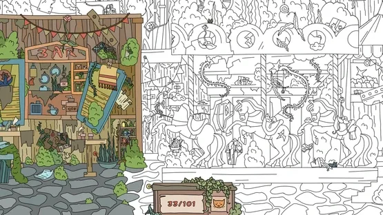 Hidden Cats: Old Amusement Park screenshot 1