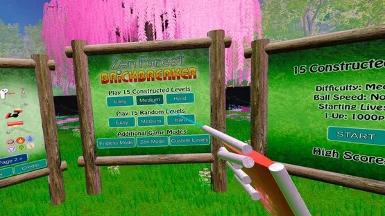 Zen Forest Brick Breaker VR screenshot 4