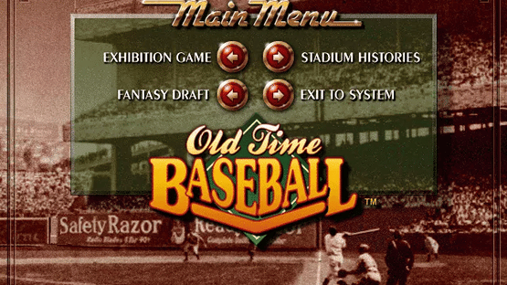 Old Time Baseball Screenshot