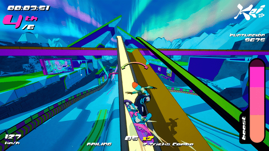 HyperYuki: Snowboard Syndicate Screenshot