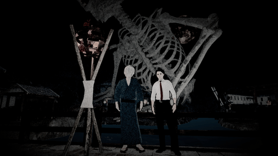 Noroi Kago: The Grduged Domain - The Birth of Kitaro: The Mystery of GeGeGe Costume - Kitaro's father and Mizuki Screenshot