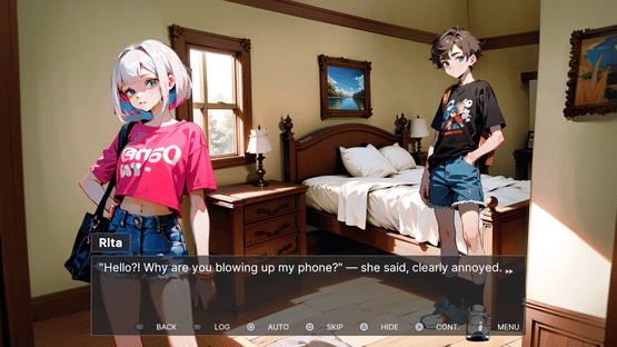 Blue Notebook Screenshot