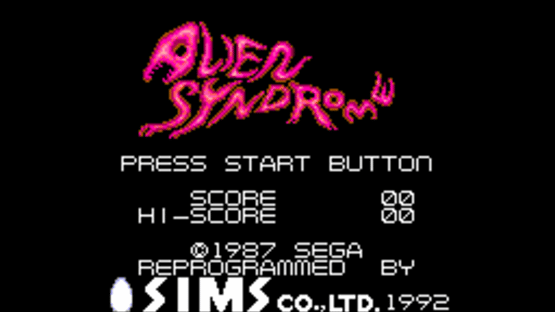 Alien Syndrome GG2SMS Screenshot