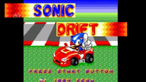 Sonic Drift GG2SMS Screenshot