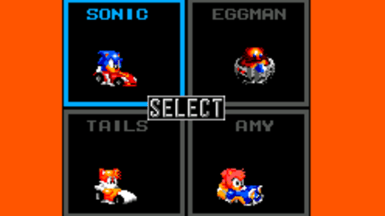 Sonic Drift GG2SMS Screenshot