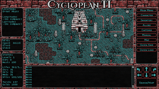 Cyclopean II: The Dreamlands Screenshot
