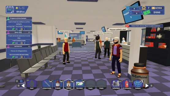 Two Hands Hospital Assistant Simulator Screenshot