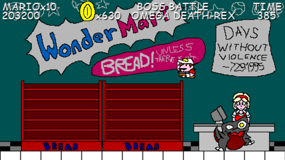 Super Mario Buys Bread Screenshot