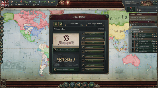 Victoria 3: Melodies for the Masses Music Pack Screenshot