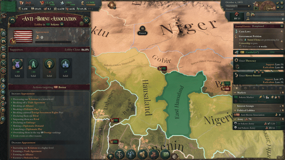 Victoria 3: Sphere of Influence Screenshot