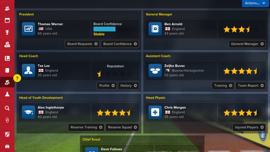 Football Manager Touch 2016 Screenshot