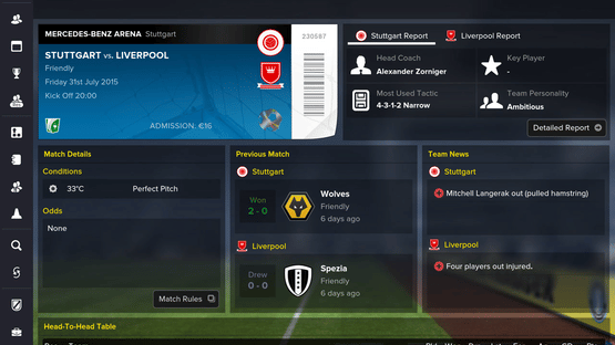 Football Manager Touch 2016 Screenshot